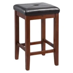 Set Of 2 24" Square Counter Height Barstools - Crosley -Crosley GUEST c4a07d27 fead 4344 a10d 32035a755c01