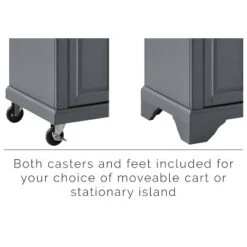 Avery Kitchen Cart Gray - Crosley 28 Avery Kitchen Cart Gray - Crosley -Crosley GUEST c4f49161 ce1f 4e09 a41d 8a5670d69caa
