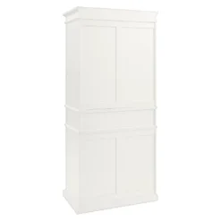 Parsons Pantry Storage Wood/White - Crosley -Crosley GUEST c5801fea 78e5 409e af54 abf52039c245