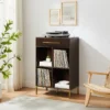 42.25" Juno Record Storage Cube Bookcase Dark Brown - Crosley