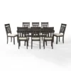 9pc Hayden Extendable Dining Set Gray - Crosley