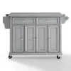 Stainless Steel Top Kitchen Cart/Island Vintage Gray - Crosley