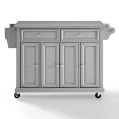 Stainless Steel Top Kitchen Cart/Island Vintage Gray - Crosley
