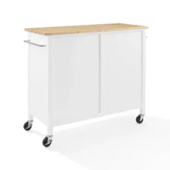 Soren Wood Top Kitchen Island/Cart Natural/White - Crosley 23 Soren Wood Top Kitchen Island/Cart Natural/White - Crosley -Crosley GUEST cbaa96e5 530c 414c aa07 95b8da83d34d