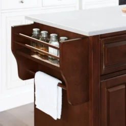 Lafayette Granite White Top Full Size Kitchen Island/Cart Mahogany - Crosley 17 Lafayette Granite White Top Full Size Kitchen Island/Cart Mahogany - Crosley -Crosley GUEST cfdca4bb d7da 44eb 83cc 4136588ec80c
