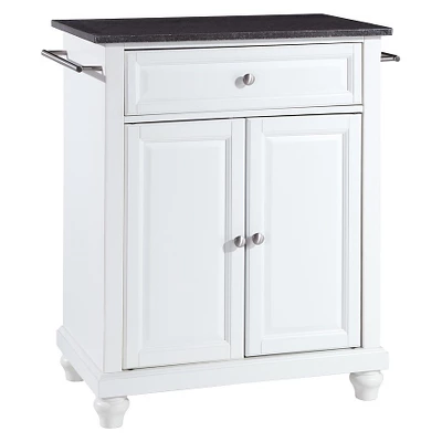 Cambridge Solid Black Granite Top Portable Kitchen Island - Crosley 7 Cambridge Solid Black Granite Top Portable Kitchen Island - Crosley - Image 7