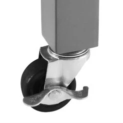 Savannah Stainless Steel Top Compact Kitchen Island Cart Gray - Crosley -Crosley GUEST d2aba690 a8bd 4f33 a3e7 ab167533895f