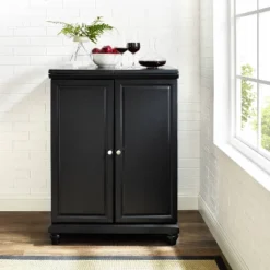Cambridge Expandable Bar Cabinet Black - Crosley -Crosley GUEST d2d9f000 feb1 4271 b9cf 498b159e961c