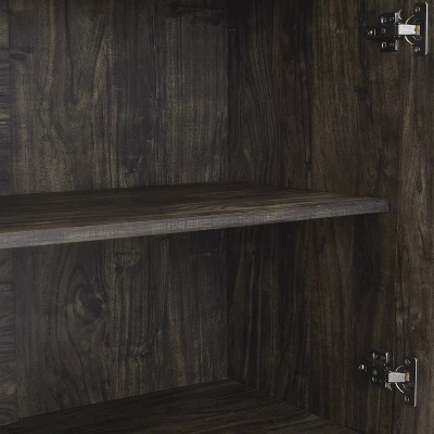 3pc Jacobsen Entertainment Set With Large Etageres Brown Ash - Crosley 13 3pc Jacobsen Entertainment Set With Large Etageres Brown Ash - Crosley - Image 13