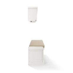 2pc Seasie Entryway Set White - Crosley -Crosley GUEST db00cb1b f942 4c3a 8e95 f589c0e00e74