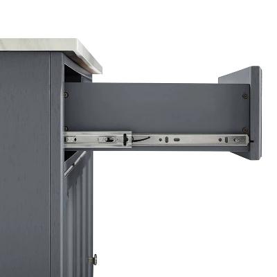 Avery Kitchen Cart Gray - Crosley 11 Avery Kitchen Cart Gray - Crosley - Image 11