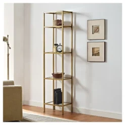 73" Aimee Narrow Etagere - Crosley -Crosley GUEST df05ec4b 6261 4070 b615 fa74a5e4fc14
