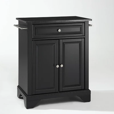 Lafayette Black Granite Top Portable Kitchen Island/Cart - Crosley 6 Lafayette Black Granite Top Portable Kitchen Island/Cart - Crosley - Image 6