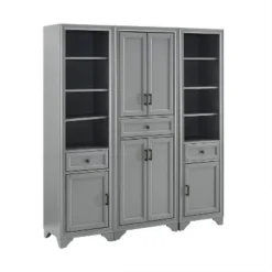 3pc Tara Pantry Set - Pantry And 2 Linen Cabinets - Crosley -Crosley GUEST e28352de e6fa 4639 a0ef bb9cb7b0011d