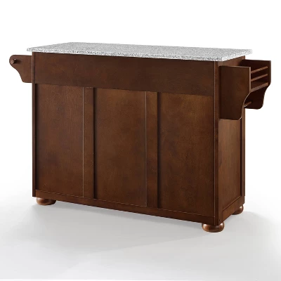 Eleanor Kitchen Island With Solid Granite Top Mahogany - Crosley 2 Eleanor Kitchen Island With Solid Granite Top Mahogany - Crosley - Image 2
