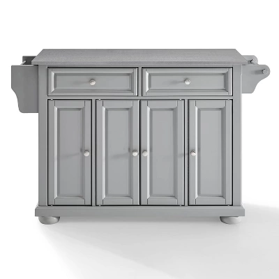Alexandria Stainless Steel Top Kitchen Island/Cart Gray/Stainless Steel - Crosley 9 Alexandria Stainless Steel Top Kitchen Island/Cart Gray/Stainless Steel - Crosley - Image 9