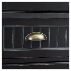 Seaside Kitchen Pantry Distressed Black - Crosley -Crosley GUEST e8358f65 60f3 429a ad6a 517d3a4bf7db