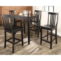 5pc Pub Dining Set With School House Stools - Crosley