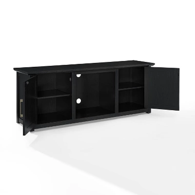 Camden Low Profile Fireplace With TV Stand For TVs Up To 60" Black - Crosley 4 Camden Low Profile Fireplace With TV Stand For TVs Up To 60" Black - Crosley - Image 4