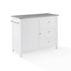 Soren Granite Top Kitchen Island/Cart Gray/White - Crosley 24 Soren Granite Top Kitchen Island/Cart Gray/White - Crosley -Crosley GUEST efee9b95 0567 4478 a7eb 449d24a69aa6