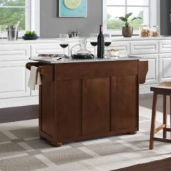 Eleanor Kitchen Island With Solid Granite Top Mahogany - Crosley 23 Eleanor Kitchen Island With Solid Granite Top Mahogany - Crosley -Crosley GUEST f12e9aa6 a464 45c0 a565 f52b6bc6a566