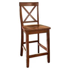 2pc X-Back Counter Height Barstools - Crosley -Crosley GUEST f44c34a9 169d 4c76 ad9c 2c2e7db507de
