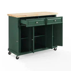 Madison Kitchen Island/Cart Emerald Green - Crosley -Crosley GUEST f45c26de 1b5f 4ceb 9e6f 3b8547b10888