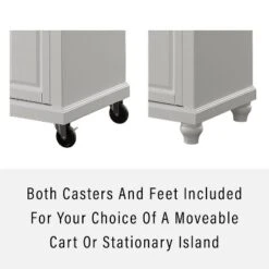 Cambridge Natural Wood Top Kitchen Island White - Crosley 11 Cambridge Natural Wood Top Kitchen Island White - Crosley -Crosley GUEST f54448cd bac2 4d89 afc3 1dd05329eb3b