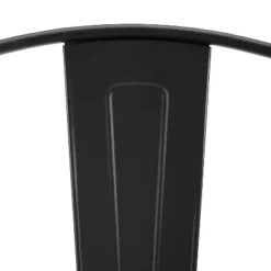 Set Of 2 17" Amelia Metal Chair Matte Black - Crosley -Crosley GUEST f57dd468 3d87 434d 876e 913622090790