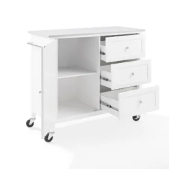 Soren Stone Top Kitchen Island/Cart White - Crosley 25 Soren Stone Top Kitchen Island/Cart White - Crosley -Crosley GUEST f705fad5 80c4 4ceb 943e f656c00e36e7