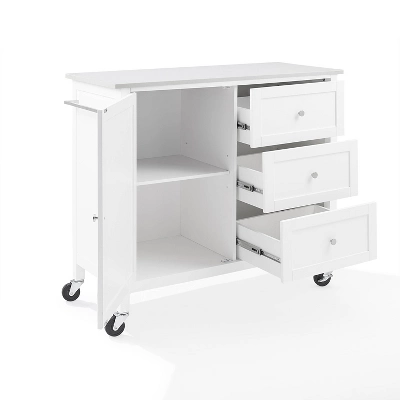 Soren Stone Top Kitchen Island/Cart White - Crosley 10 Soren Stone Top Kitchen Island/Cart White - Crosley - Image 10