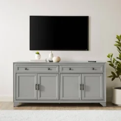 Tara Sideboard Distressed Gray - Crosley -Crosley GUEST f723def9 573c 4c23 af71 64bd73e987cd