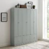 3pc Harper Entryway Set With 3 Pantry Closets Gray - Crosley