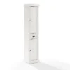 Seaside Tall Linen Cabinet White - Crosley
