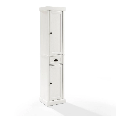 Seaside Tall Linen Cabinet White - Crosley -Crosley GUEST fb4e0b50 bb43 4a63 880e ebc6861d7cbc