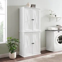 2pc Clifton Tall Pantry White - Crosley 17 2pc Clifton Tall Pantry White - Crosley -Crosley GUEST fd2779f7 7e62 4103 bc05 d925705fadd1