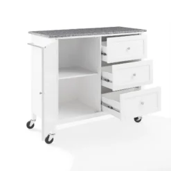 Soren Granite Top Kitchen Island/Cart Gray/White - Crosley 22 Soren Granite Top Kitchen Island/Cart Gray/White - Crosley -Crosley GUEST ff31bb28 c4a8 4335 8e97 7f263b2eb936